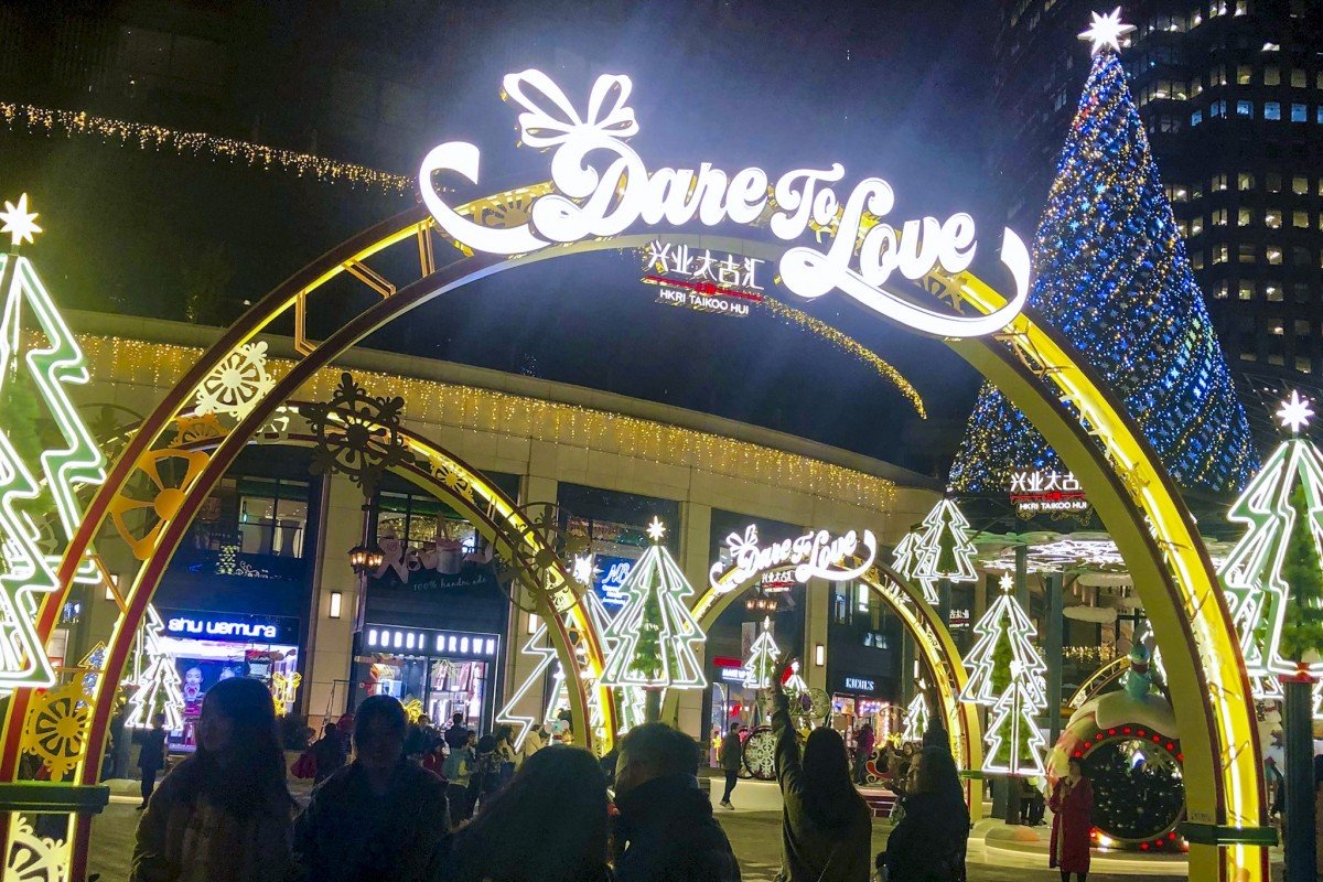 Hong Kong’s retail landlords bet on Christmas cheer in their Shanghai malls as protests crush festive spirit at home