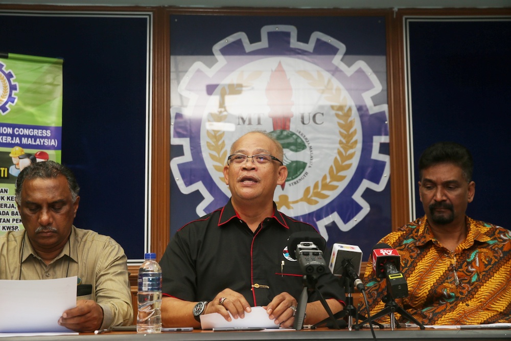 MTUC says still temporarily suspended, deregistration still possible