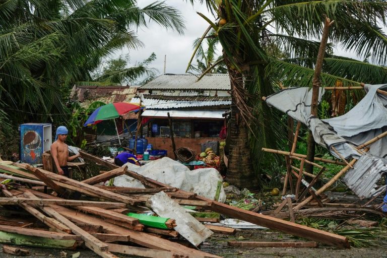 Typhoon phanfone kills at least 16 in Philippines