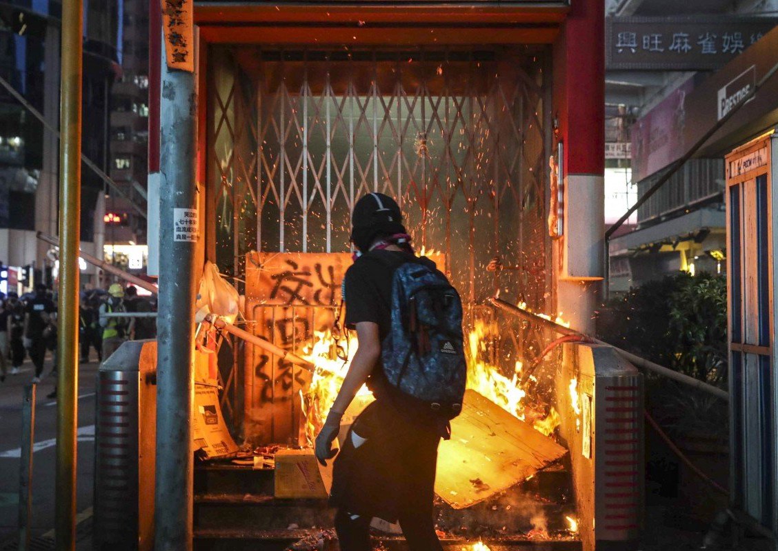 Hong Kong protests leave MTR beaten, bruised and bleeding