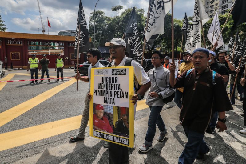 Come see Xinjiang for yourself, Chinese embassy tells Muslims after protest for Uighurs