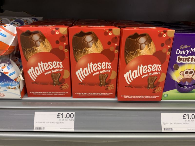 Supermarket stocks Easter eggs just two days after Christmas