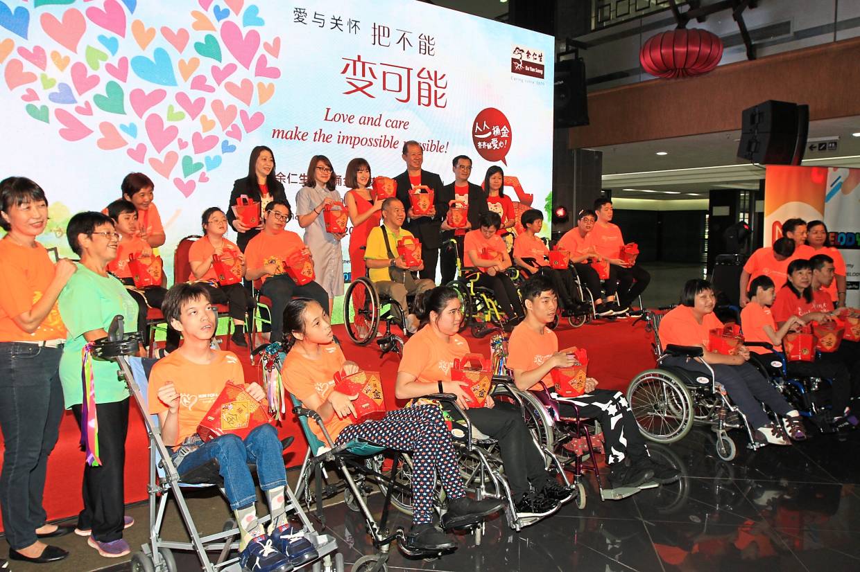 Buckets of hope for the disabled