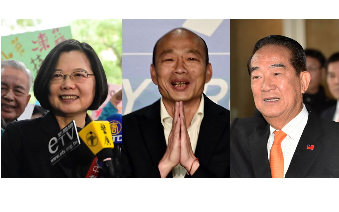 台总统候选人唯一电视辩论会 两岸议题掀舌战