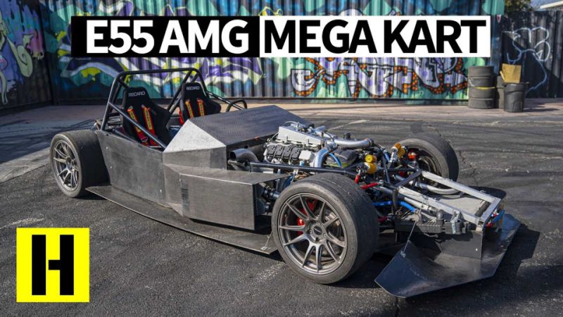 Latest Hoonigan video features 700 bhp AMG powered track kart
