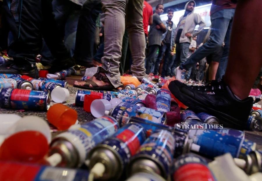 KL streets choked with rubbish after New Year revelry