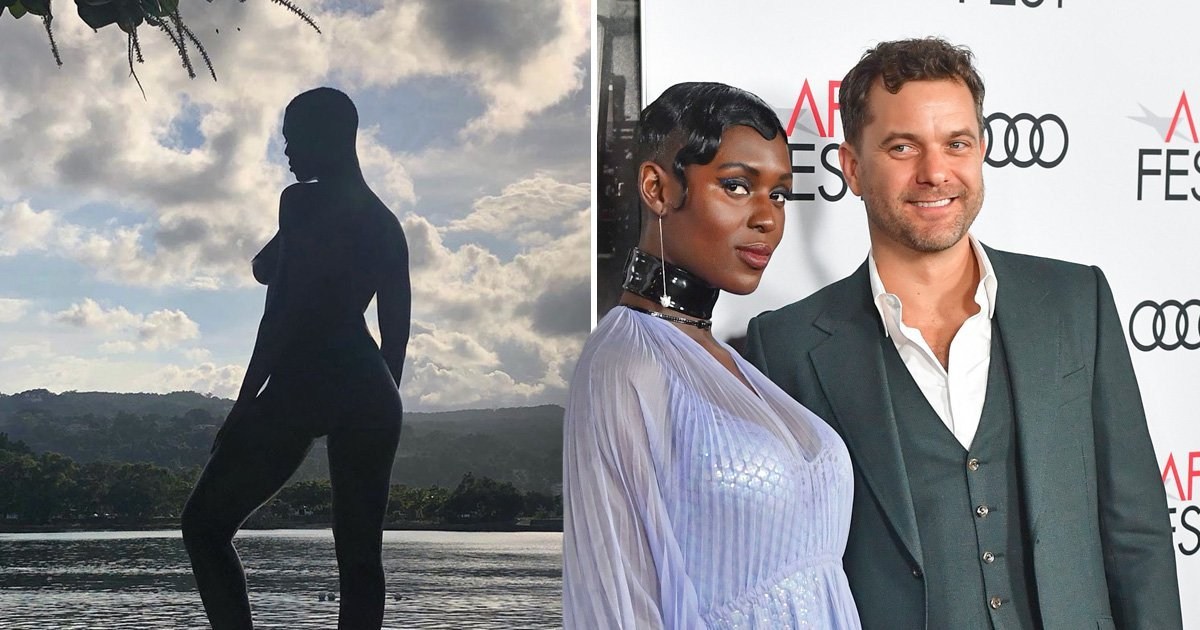 Pregnant Jodie Turner-Smith poses naked on the beach for husband Joshua Jackson