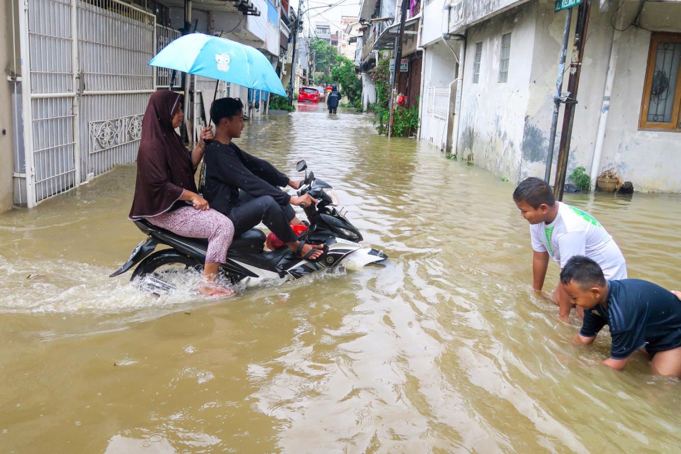 Horse dies after being used to carry passengers during flood