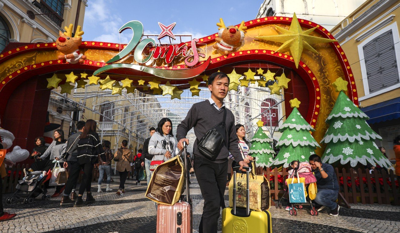 Mainland Chinese tourists shun Hong Kong in favour of Macau over Christmas and New Year