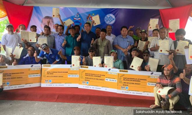政府拨50万给金马利渔民，巫统质疑收买选民