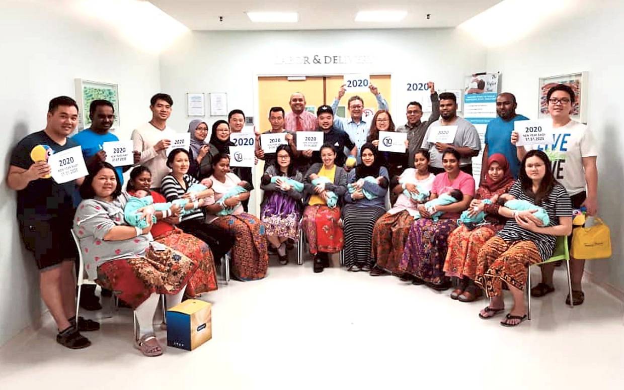 15 babies born at two hospitals on New Year’s Day