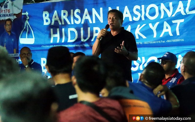 PBS’ Kiulu rep campaigns for BN in Kimanis by-election