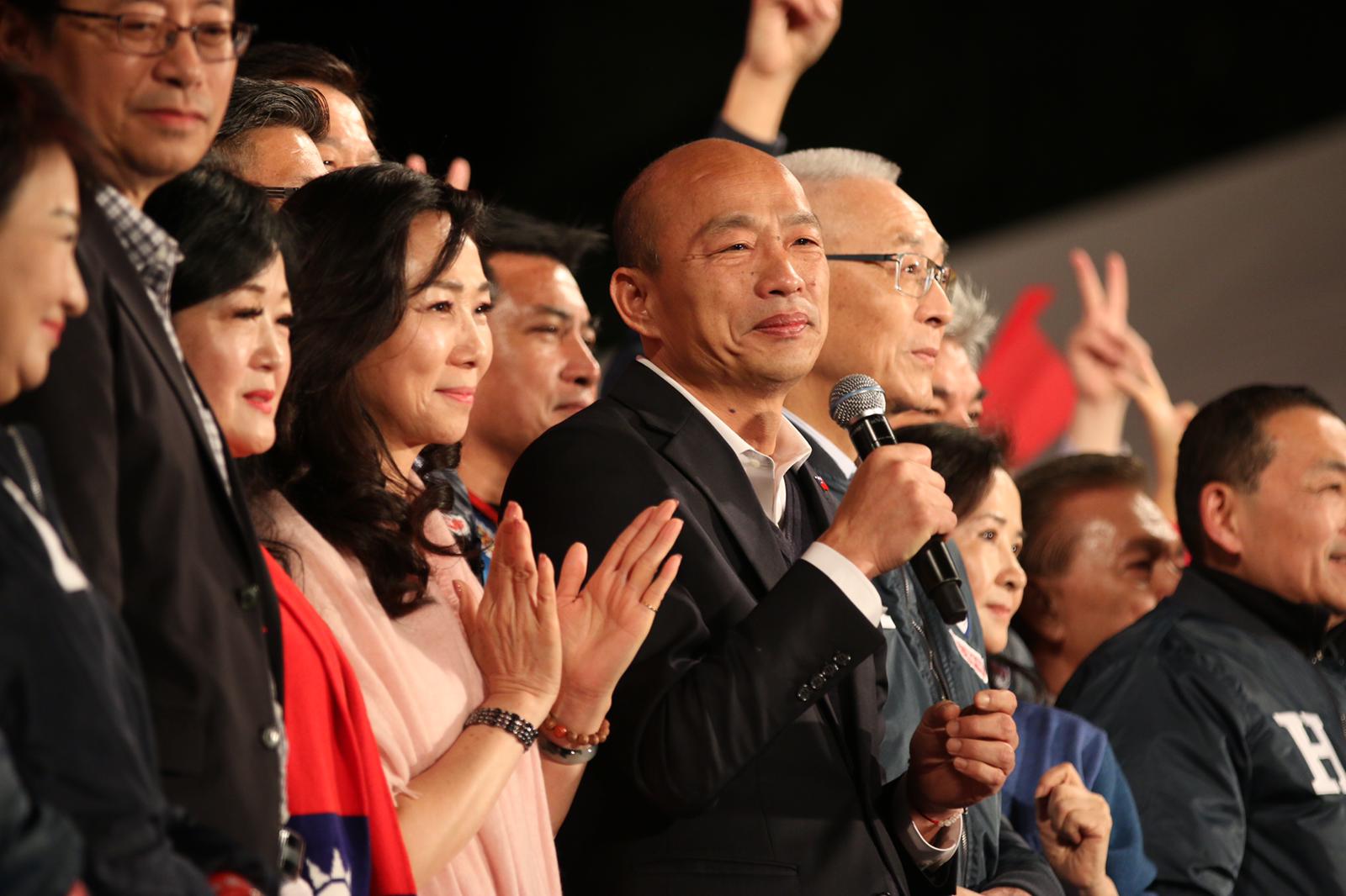韩国瑜凯道造势 怒斥民进党是“大野狼”