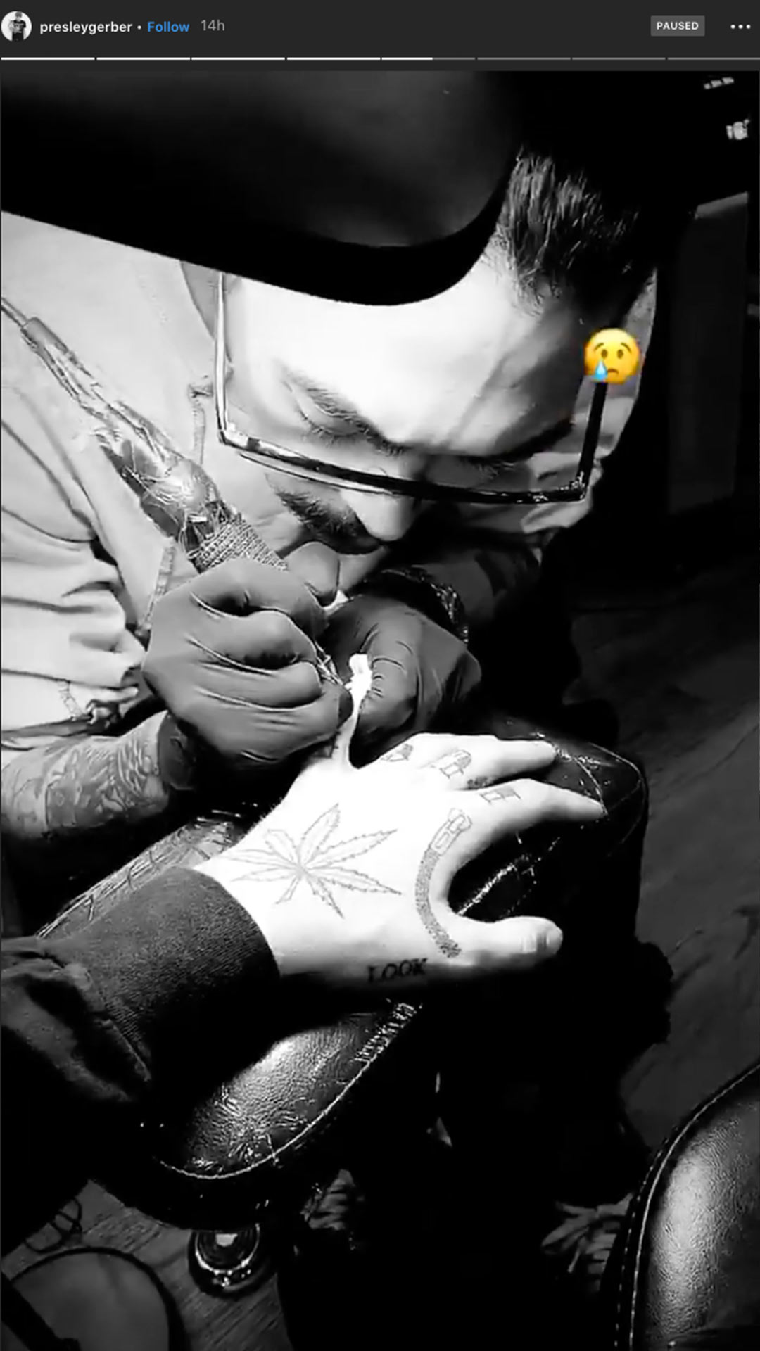 Kaia and Presley Gerber Debut Tiny Sibling Tattoos on Instagram Amid His Return to Social Media