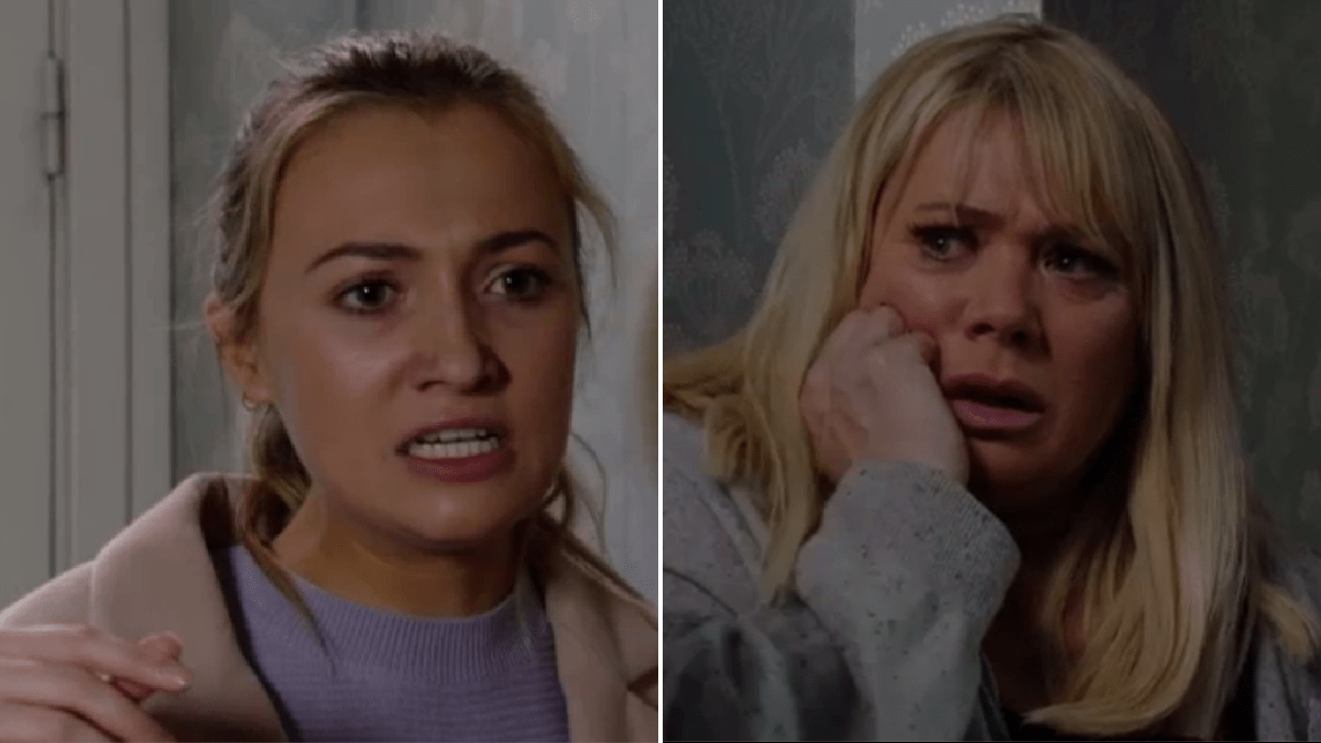 EastEnders spoilers: Broken Louise Mitchell violently lashes out at Sharon as she regrets Keanu Taylor revenge
