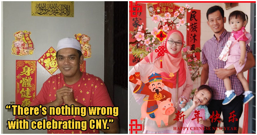Malay Man Goes Viral Celebrating CNY With His Family, Shows Us What It Means To Be M’sian
