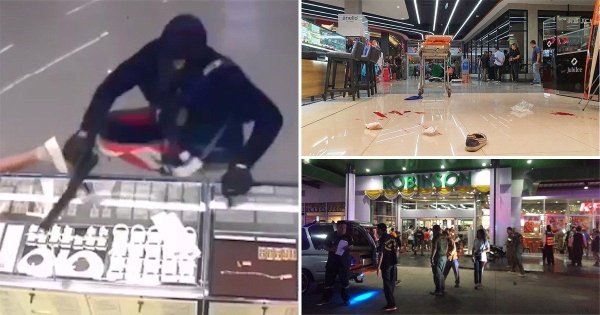 Toddler among three shot dead by masked gunman in Thai shopping centre