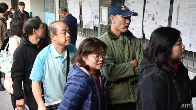 台湾总统暨立委选举 投票下午4点结束 