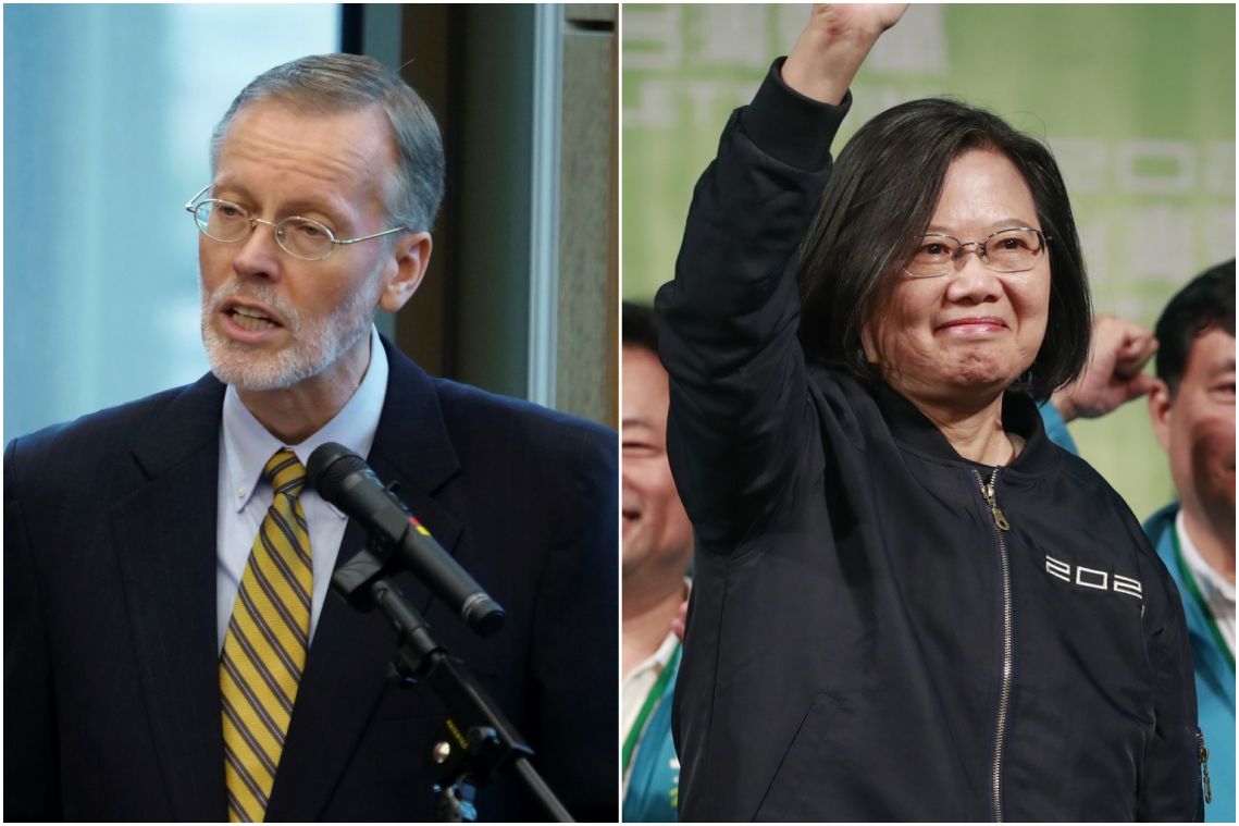 Taiwan leader Tsai Ing-wen meets top US official after her election win