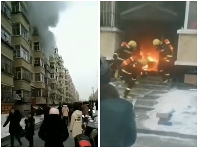 黑龙江住宅走廊火警酿2死2伤