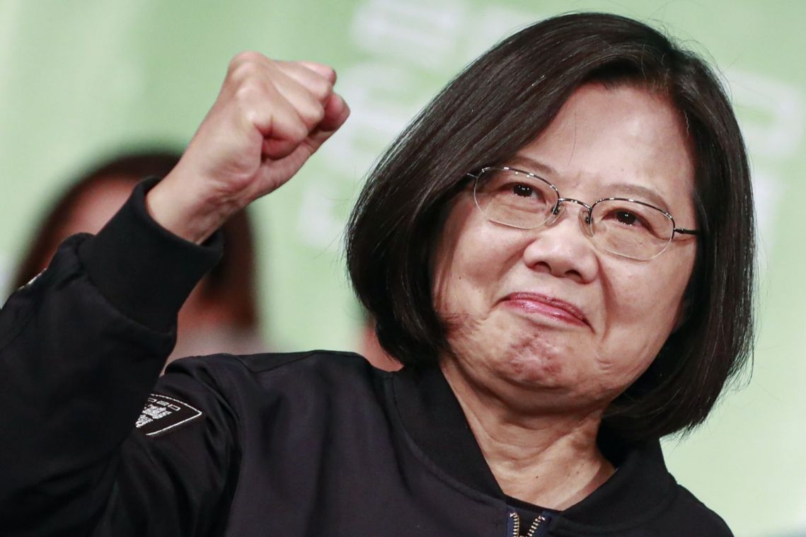 China says won't change position on Taiwan after President Tsai Ing-wen's landslide election