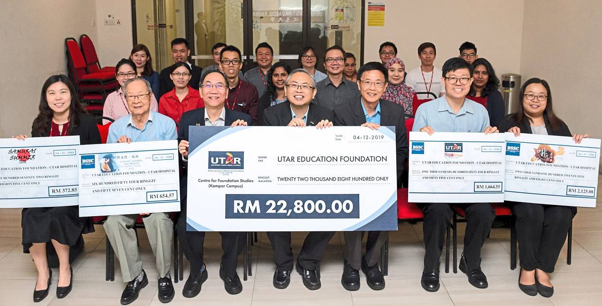 Over RM27,000 donated for UTAR’s hospital project