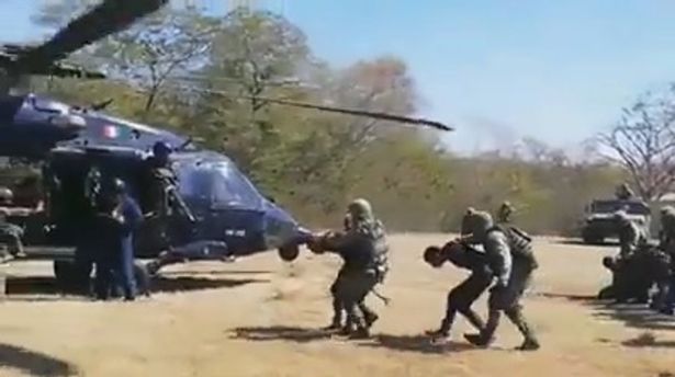 Last moments of Mexico female cartel boss 'La Catrina' filmed after police shootout