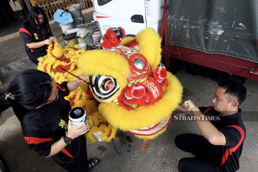 Kelantan lion dance troupe gears up for CNY
