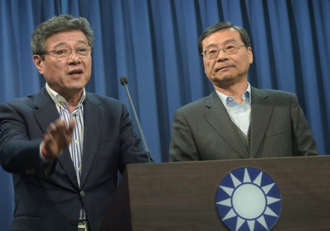 国民党败选 吴敦义率团总辞 林荣德接任代理党主席