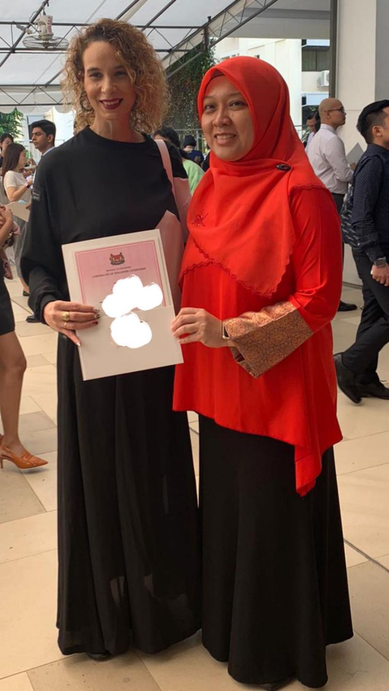 Fandi Ahmad's wife, Wendy Jacobs, takes up Singapore citizenship
