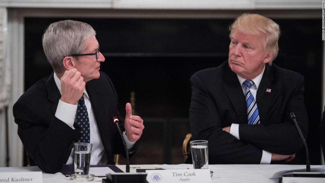 Tim Cook is a cautionary tale for CEOs trying to get close to Trump