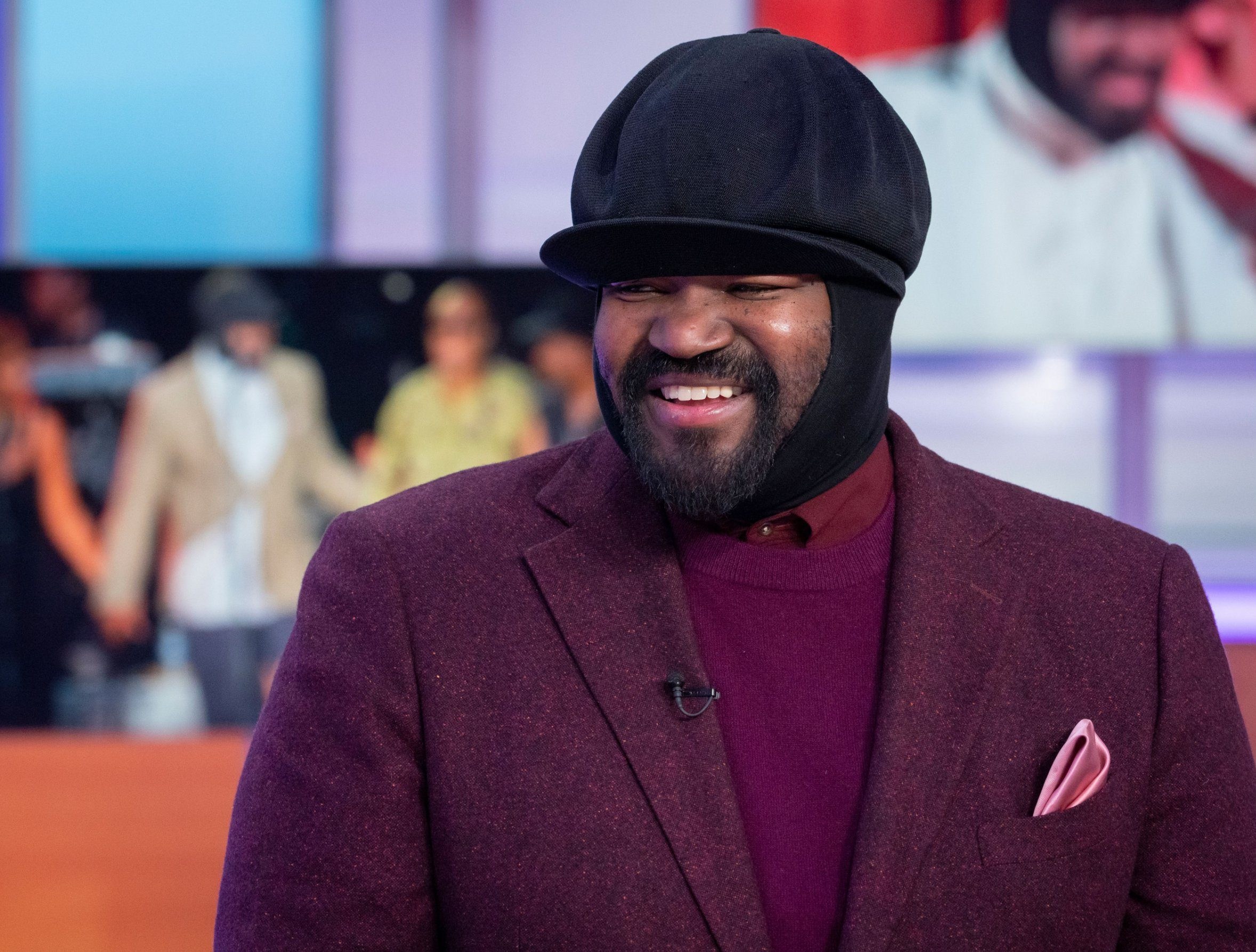 Gregory Porter embraces fame as he details how famous hat gives him away every time