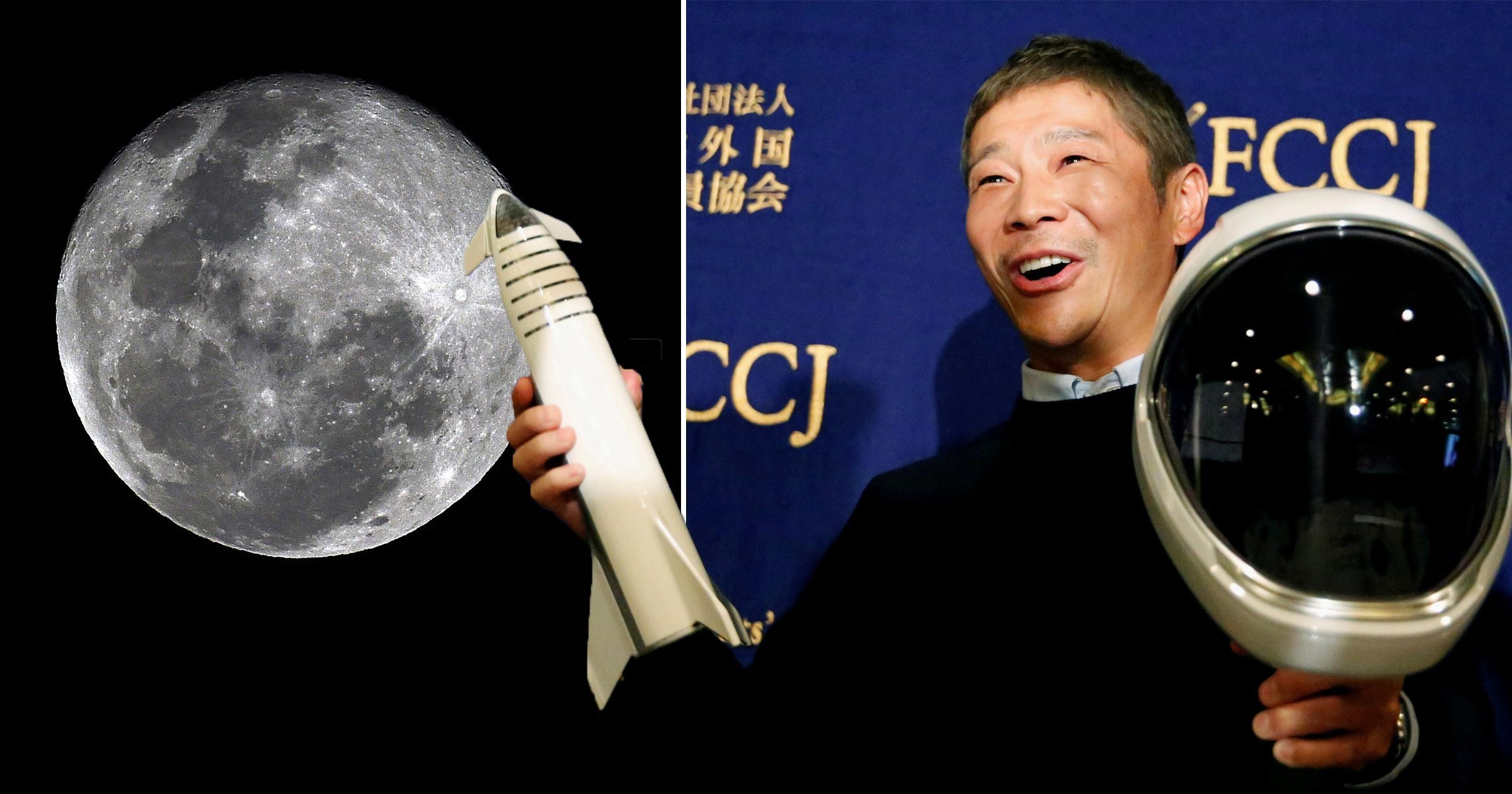 Billionaire who asked for applications for a girlfriend to take to the moon receives 20,000 replies
