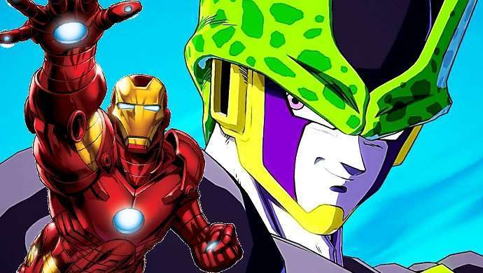 Dragon Ball Z Artwork Gives Cell an Iron Man Makeover