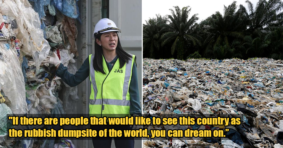 3,737 Tonnes of Plastic Waste Sent Back to 13 Rich Countries, Yeo Bee Yin Tells Them to “Dream On”