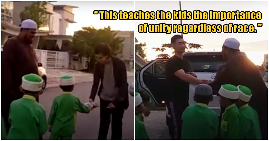 Islamic Pre-School Kids Hand Out Cookies To Chinese Neighbours For CNY, Warms M’sians’ Hearts