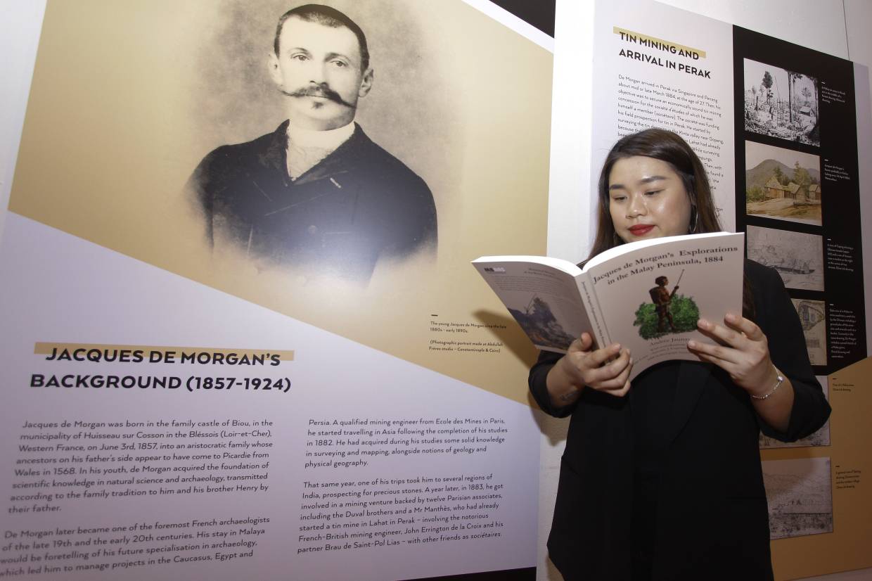 Exhibit retraces a Frenchman’s journey, surveying tin mining prospects in old Perak