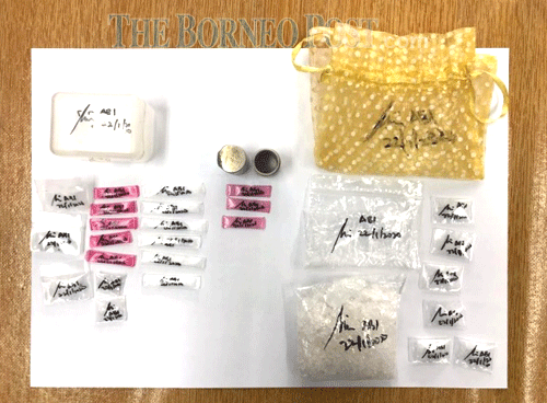 Drugs: Senior citizen among 5 nabbed in Asajaya raid