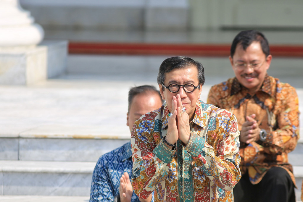 Questioned about Yasonna, Jokowi calls on ministers to be more careful when making public statements