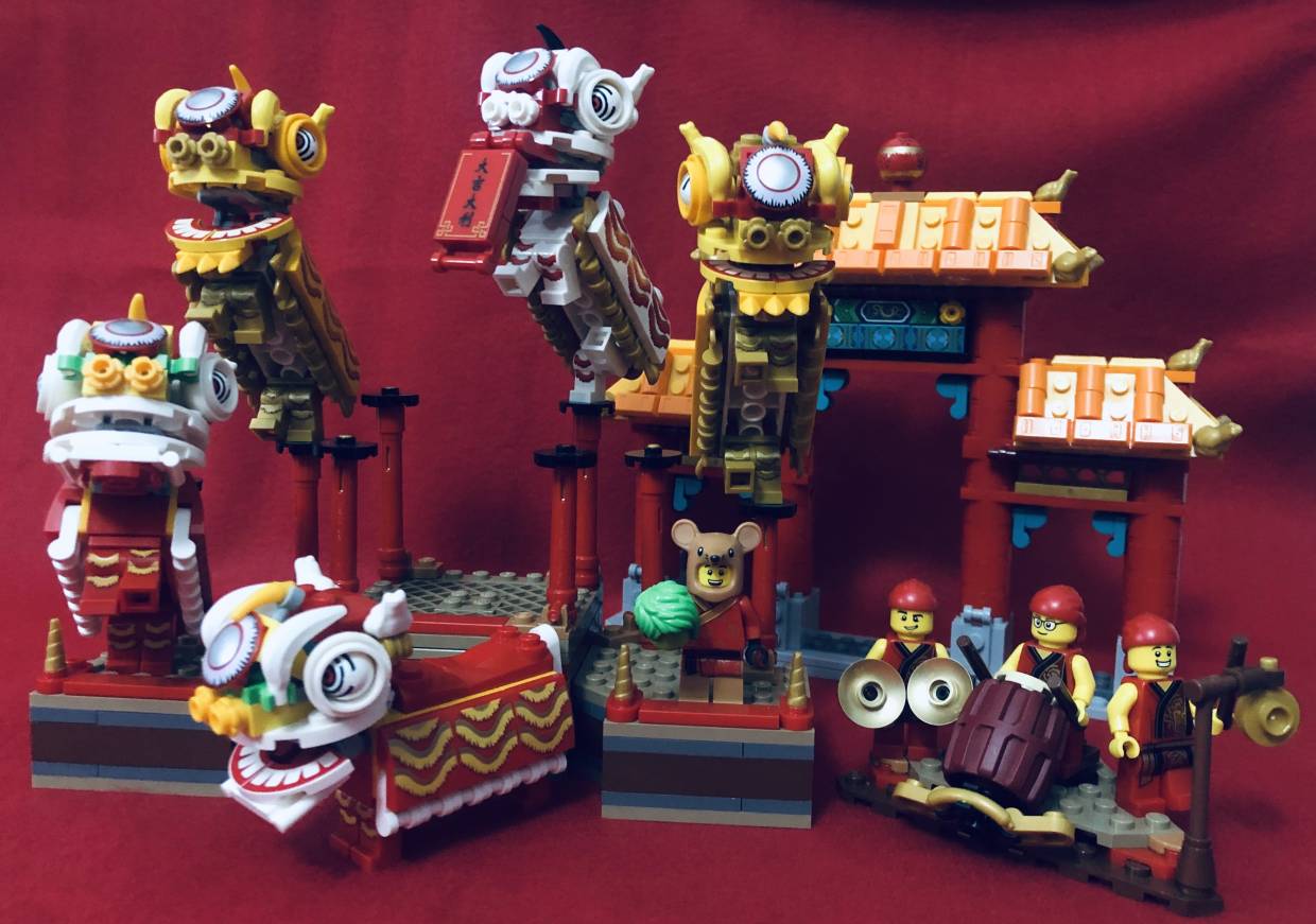 Lego's Chinese New Year sets have the cutest lion dancers ever
