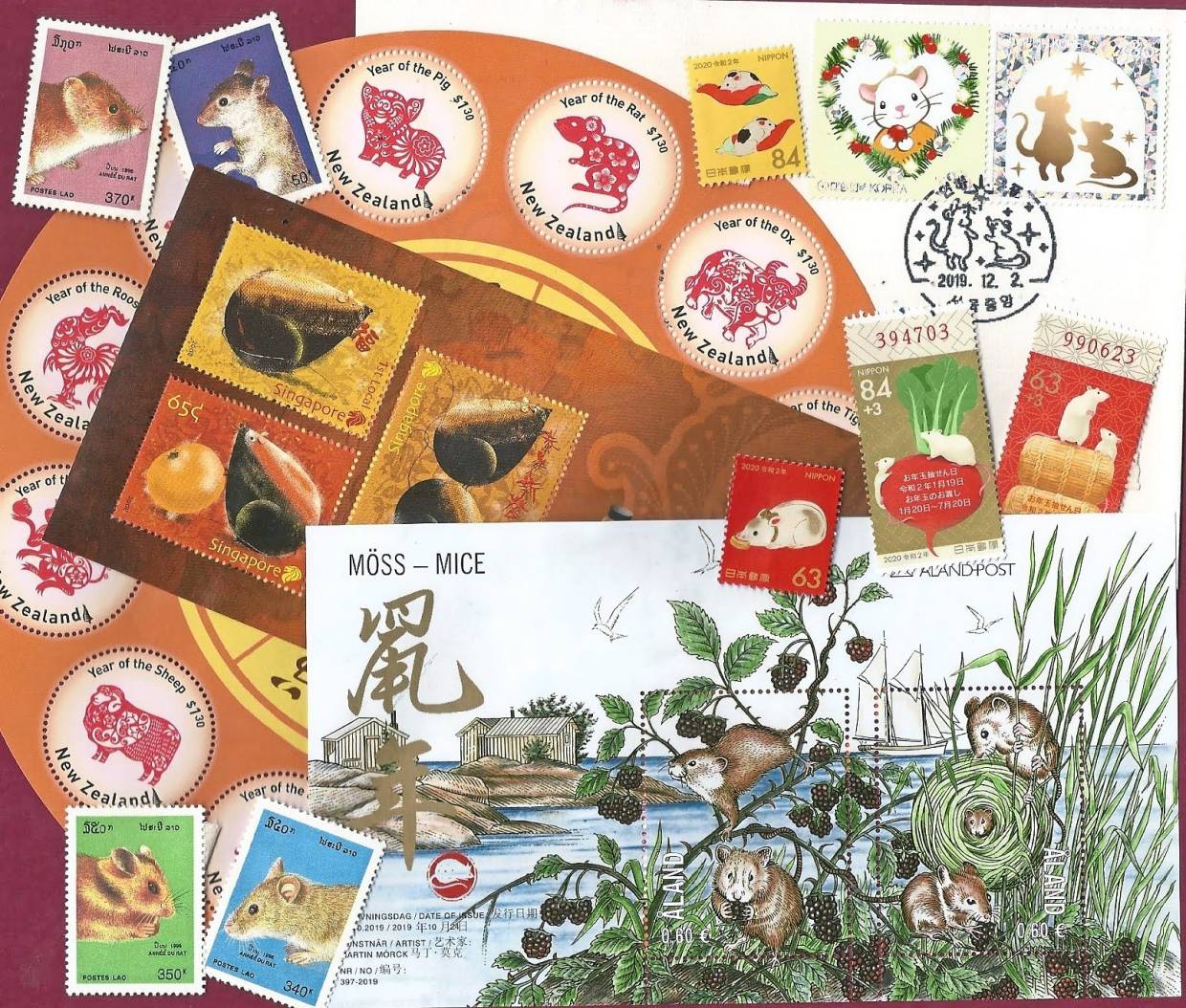 Chinese Zodiac stamp collector has '90% of the world's stamps with Rat designs'