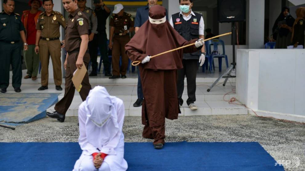 Indonesia's Aceh unveils new female flogging squad