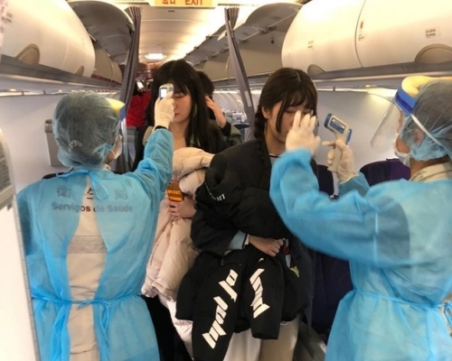 【新冠肺炎】澳门首患者有3密切接触者 4司警需消防协助消毒