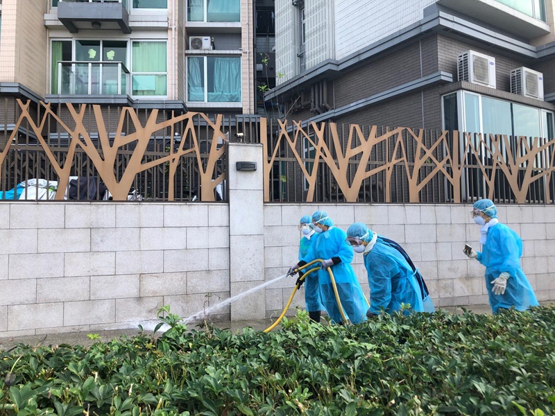 【新冠肺炎】天宇海加强清洁消毒食环署洗街 居民忧大爆发