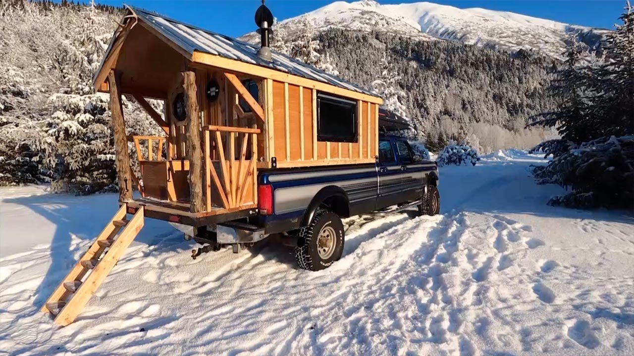 Man Transforms Truck Into Cool Home