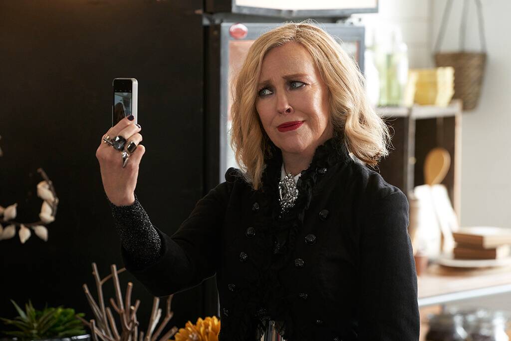 Watch the Trailer for Moira Rose's The Crows Have Eyes 3: The Crowening From Schitt's Creek