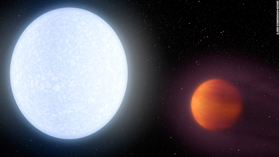 How hot is it? The hottest-known exoplanet is so hot it rips apart its own molecules