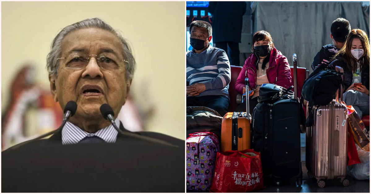 Tun Dr Mahathir Mohamad In Talks With China To Bring Back Malaysians Trapped In Wuhan