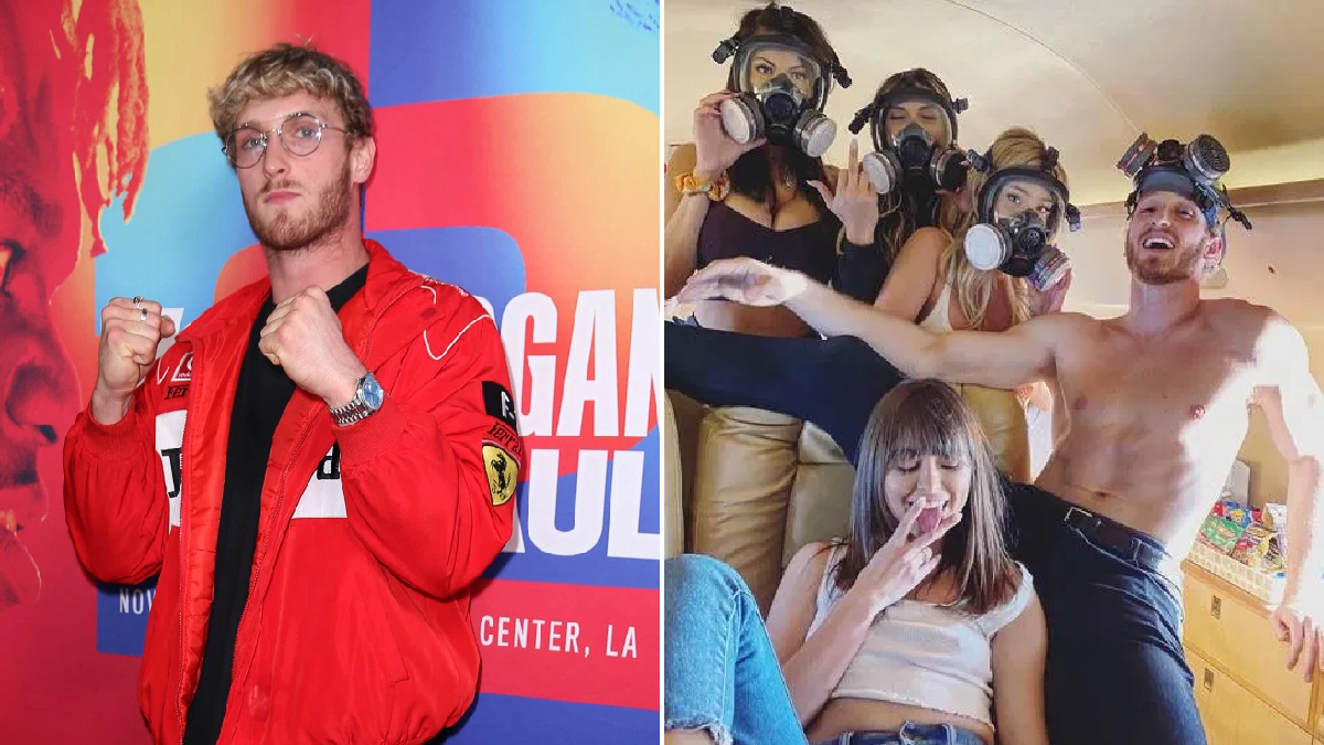 Logan Paul makes controversial joke about coronavirus as he poses with gas masks amid fears
