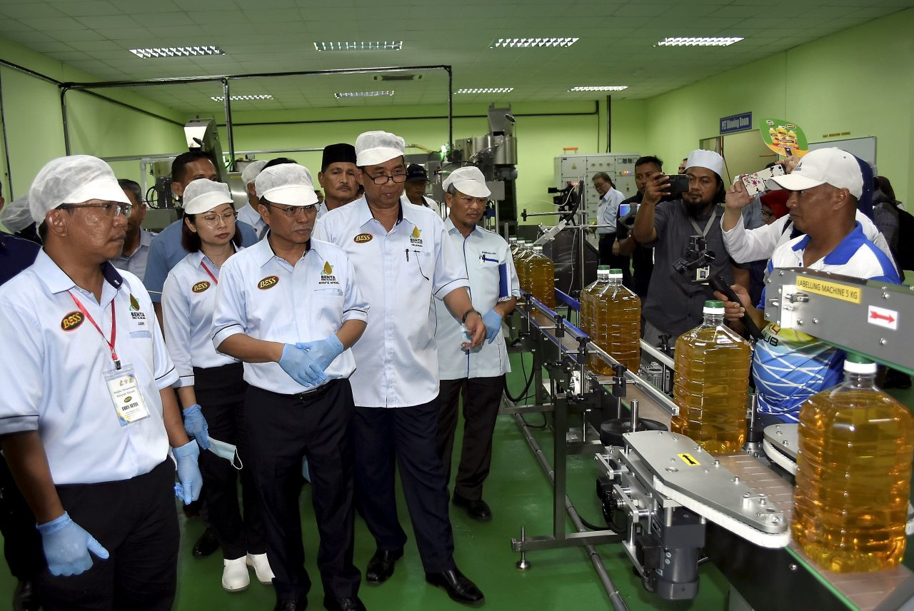 Sabah produces cooking oil